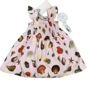 Edgehill Collection Jennifer Sumko Pink Shell Dress NWT Toddler Girls